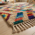 Moroccan Kilim Rug – Multicolor Flatweave Diamond Wool Rug