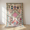 Authentic Handmade Azilal Rug – Natural Wool Moroccan Rug with Vibrant Tribal Geometric Design