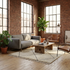 Authentic Beni Ourain Rug - Minimalist Boho Living Room Decor