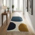 Authentic Moroccan Kilim Rug – Handwoven Flatweave Natural Wool Area Rug with Modern Abstract Geometric Pattern