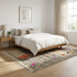 Authentic Handmade Azilal Rug – 100% Wool Moroccan Area Rug with Colorful Abstract Geometric Pattern