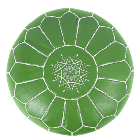 Genuine Leather Pouf Unstuffed - Moroccan Ottoman Footstool, Footrest Cover Boho Decor Bohemian Living Room, Bedroom, Kids Gift & Wedding Room Hand Stitched by Artisans Used As Hassock pouf ottoman hassock hassocks and ottomans leather pouf hassock furniture pouf ottoman moroccan pouf pouf ottoman leather ottoman