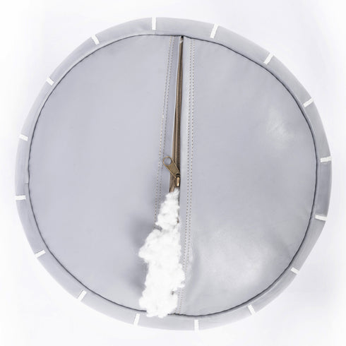 Genuine Leather Pouf Unstuffed - Moroccan Ottoman Footstool, Footrest Cover Boho Decor Bohemian Living Room, Bedroom, Kids Gift & Wedding Room Hand Stitched by Artisans Used As Hassock pouf ottoman hassock hassocks and ottomans leather pouf hassock furniture pouf ottoman moroccan pouf pouf ottoman leather ottoman