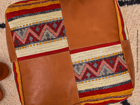 Authentic Handmade Moroccan Pouf