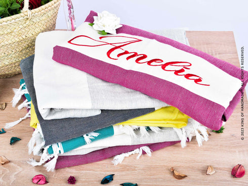 Personalized Beach Towel - Wedding Gifts Towel