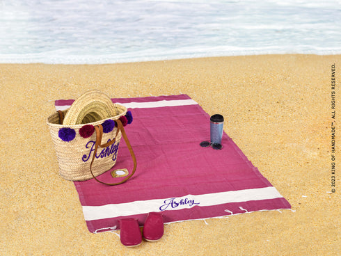 Personalized Beach Towel - Wedding Gifts Towel