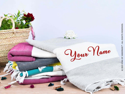 Personalized Beach Towel - Wedding Gifts Towel