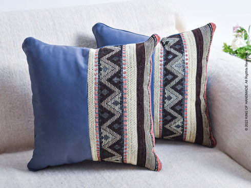 Bohemian Pillow Cover | Handmade Cover | Blue