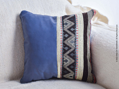 Bohemian Pillow Cover | Handmade Cover | Blue