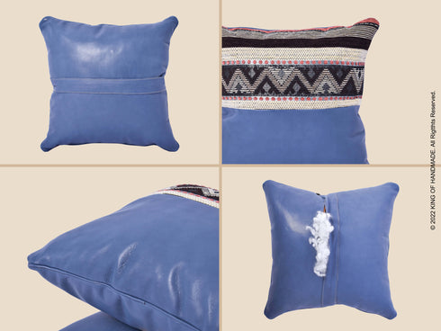 Bohemian Pillow Cover | Handmade Cover | Blue