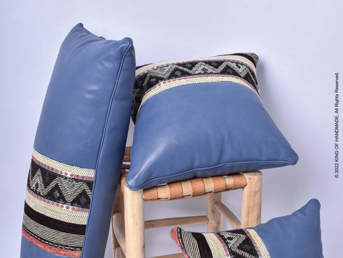 Boho Pillow Cover | Home Decor | Set Of 3 | Blue