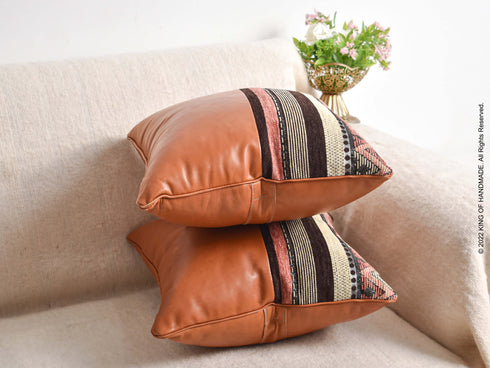 Boho Pillows | Pillow Covers | Set Of 3 | Tan