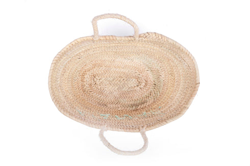 Boo ! Personalized Halloween Trick or Treat Bag - Pumpkin Small Straw Basket Personalized Halloween Bucket and Candy Tote for Kids Gift - Oval Straw Bag Personalized Monogram Halloween Basket Gifts for Kids