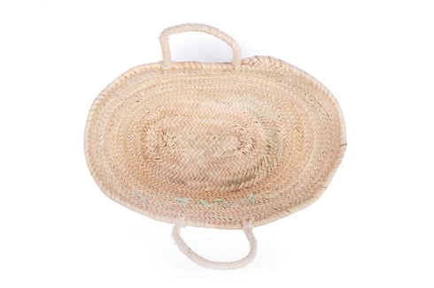 Boo ! Personalized Halloween Trick or Treat Bag - Pumpkin Small Straw Basket Personalized Halloween Bucket and Candy Tote for Kids Gift - Oval Straw Bag Personalized Monogram Halloween Basket Gifts for Kids