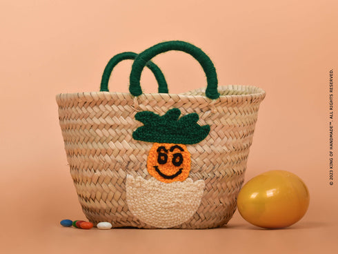Customized Handwoven Easter Straw Basket: A Beautiful and Thoughtful Gift