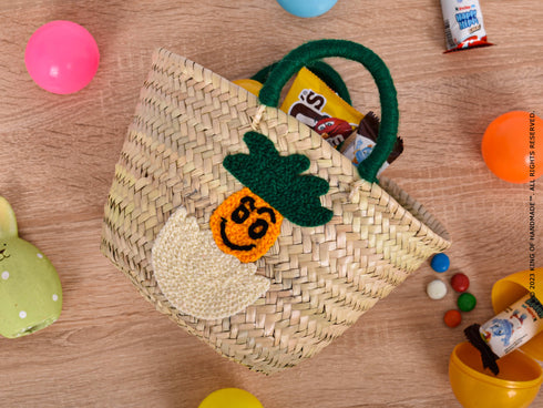 Customized Handwoven Easter Straw Basket: A Beautiful and Thoughtful Gift