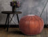 Dark Brown Moroccan Leather Ottoman Pouf