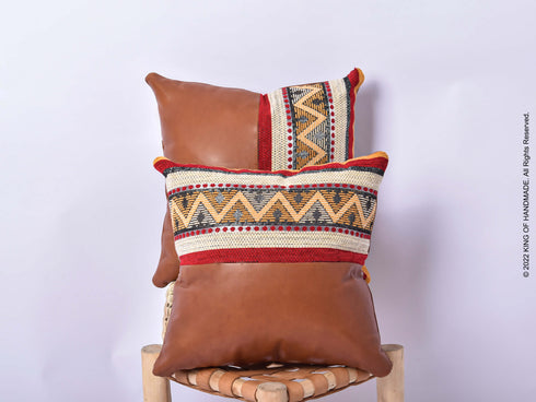 Decorative Throw Pillows | Cushion Covers | Dark Tan