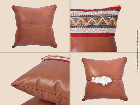 Decorative Throw Pillows | Cushion Covers | Dark Tan