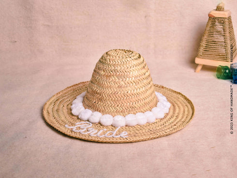 Personalized Beach Hat - Floppy Hat - Mrs. Beach Hat