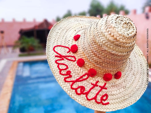 Personalized Beach Hat - Floppy Hat for the Mrs. Beach Babe