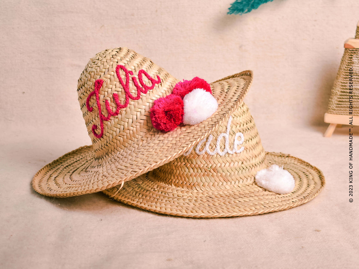 Hand MADE FLOPPY SUMMER HAT.‎ Womens Sun Straw Hat Wide Brim Cap with Big Bow Summer Hat  main image 4
