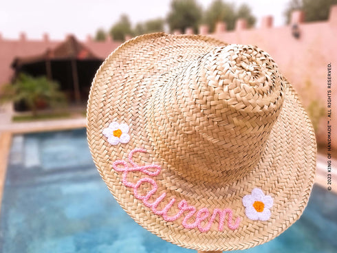 Personalized Honeymoon Beach Hat - Mrs. Floppy Hat
