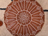 Moroccan Leather Ottoman Footstool - Pouf Gift