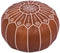 Moroccan Leather Ottoman Footstool - Pouf Gift