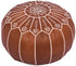 Moroccan Leather Ottoman Footstool - Pouf Gift