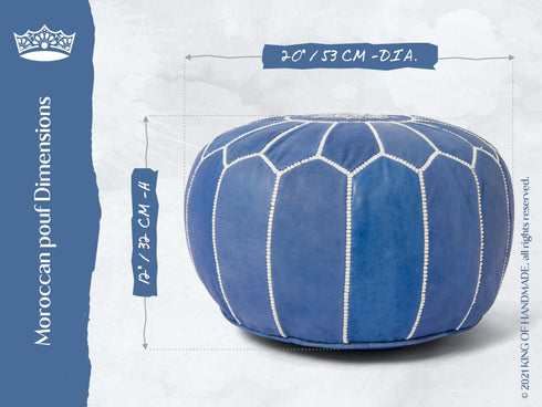 Genuine Leather Pouf Unstuffed - Moroccan Ottoman Footstool, Footrest Cover Boho Decor Bohemian Living Room, Bedroom, Kids Gift & Wedding Room Hand Stitched by Artisans Used As Hassock pouf ottoman hassock hassocks and ottomans leather pouf hassock furniture pouf ottoman moroccan pouf pouf ottoman leather ottoman