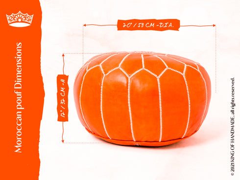 Genuine Leather Pouf Unstuffed - Moroccan Ottoman Footstool, Footrest Cover Boho Decor Bohemian Living Room, Bedroom, Kids Gift & Wedding Room Hand Stitched by Artisans Used As Hassock pouf ottoman hassock  hassocks and ottomans leather pouf hassock furniture pouf ottoman moroccan pouf pouf ottoman leather ottoman