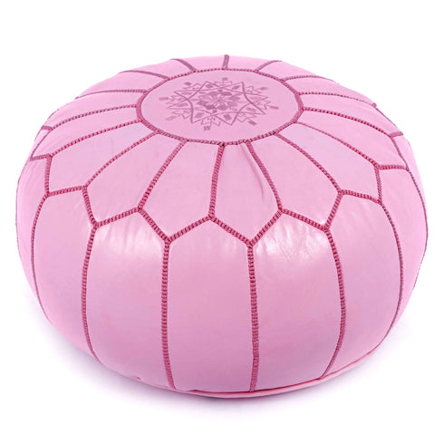 Genuine Leather Pouf Unstuffed - Moroccan Ottoman Footstool, Footrest Cover Boho Decor Bohemian Living Room, Bedroom, Kids Gift & Wedding Room Hand Stitched by Artisans Used As Hassock pouf ottoman hassock  hassocks and ottomans leather pouf hassock furniture pouf ottoman moroccan pouf pouf ottoman leather ottoman