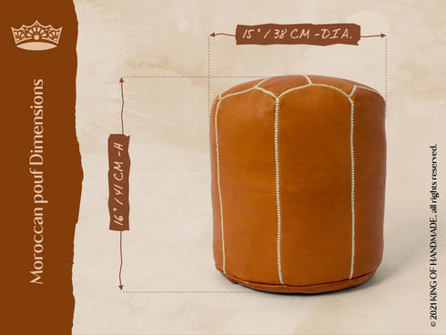 Genuine Leather Pouf Unstuffed - Moroccan Ottoman Footstool, Footrest Cover Boho Decor Bohemian Living Room, Bedroom, Kids Gift & Wedding Room Hand Stitched by Artisans Used As Hassock pouf ottoman hassock  hassocks and ottomans leather pouf hassock furniture pouf ottoman moroccan pouf pouf ottoman leather ottoman