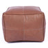 Genuine Leather Pouf Unstuffed - Moroccan Ottoman Footstool, Footrest Cover Boho Decor Bohemian Living Room, Bedroom, Kids Gift & Wedding Room Hand Stitched by Artisans Used As Hassock pouf ottoman hassock hassocks and ottomans leather pouf hassock furniture pouf ottoman moroccan pouf pouf ottoman leather ottoman