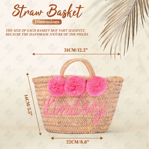 Personalized Large Bride Beach Bag, Custom Bridesmaid Tote