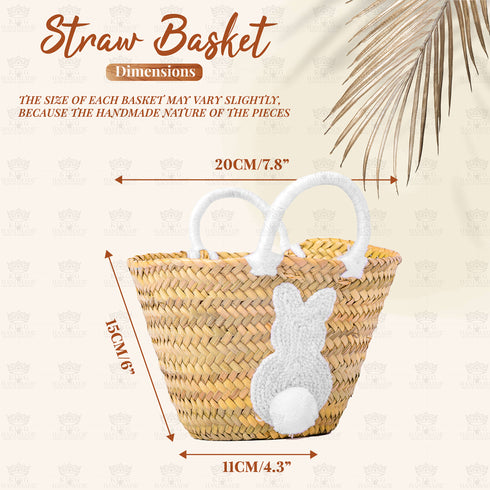 Personalized Create Your Own Easter Moroccan Handmade Straw Basket, Egg Hunts, Spring Birthdays - Customize by Hand with Any Name, Colorful Pompon (Easter, Round) Personalized Touches: Our monogram Easter Baskets for Holiday Are A Memorable Way To Celebrate Easter! Each Basket Can Be Personalized With Your Child’s Name And Colorful Pompon. Makes a great gift: Make Easter Egg Hunts special this year with an unforgettable, one-of-a-kind, personalized basket for your child to proudly display on their egg hunt!