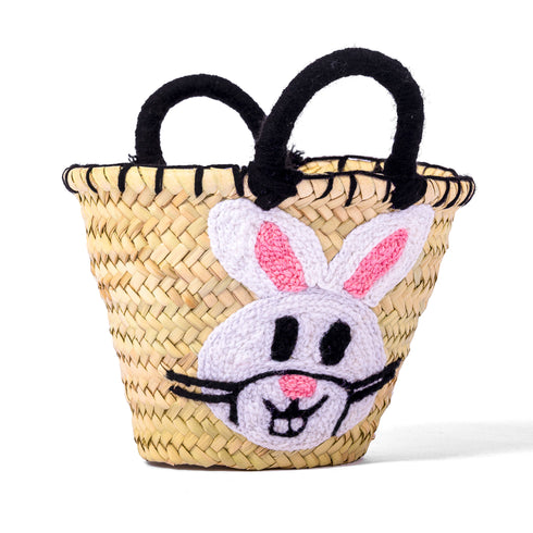 Personalized Create Your Own Easter Moroccan Handmade Straw Basket, Egg Hunts, Spring Birthdays - Customize by Hand with Any Name, Colorful Pompon (Easter, Round) Personalized Touches: Our monogram Easter Baskets for Holiday Are A Memorable Way To Celebrate Easter! Each Basket Can Be Personalized With Your Child’s Name And Colorful Pompon. Makes a great gift: Make Easter Egg Hunts special this year with an unforgettable, one-of-a-kind, personalized basket for your child to proudly display on their egg hunt!