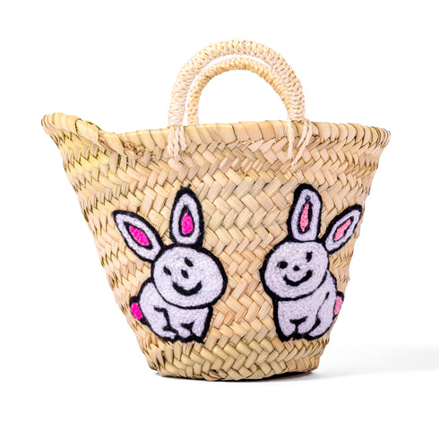 Personalized Create Your Own Easter Moroccan Handmade Straw Basket, Egg Hunts, Spring Birthdays - Customize by Hand with Any Name, Colorful Pompon (Easter, Round) Personalized Touches: Our monogram Easter Baskets for Holiday Are A Memorable Way To Celebrate Easter! Each Basket Can Be Personalized With Your Child’s Name And Colorful Pompon. Makes a great gift: Make Easter Egg Hunts special this year with an unforgettable, one-of-a-kind, personalized basket for your child to proudly display on their egg hunt!