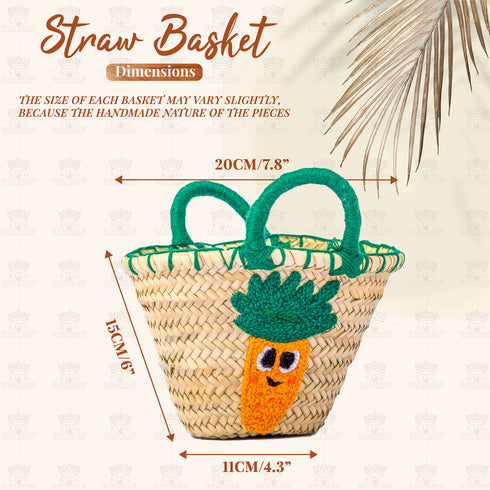 Personalized Create Your Own Easter Moroccan Handmade Straw Basket, Egg Hunts, Spring Birthdays - Customize by Hand with Any Name, Colorful Pompon (Easter, Round) Personalized Touches: Our monogram Easter Baskets for Holiday Are A Memorable Way To Celebrate Easter! Each Basket Can Be Personalized With Your Child’s Name And Colorful Pompon. Makes a great gift: Make Easter Egg Hunts special this year with an unforgettable, one-of-a-kind, personalized basket for your child to proudly display on their egg hunt!