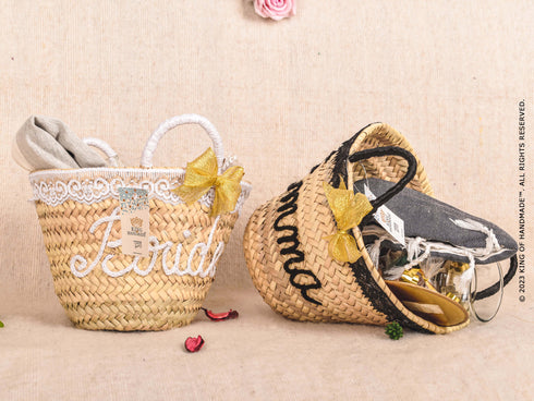 Personalized Flower Gift Bag with Name