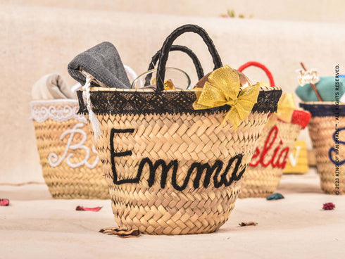 Personalized Flower Gift Bag with Name