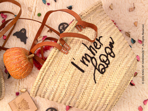 Personalized Halloween Handmade Basket