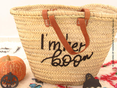 Personalized Halloween Handmade Basket