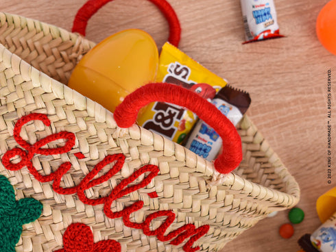 Personalized Handmade Easter Straw Basket: A Delightful and Memorable Gift