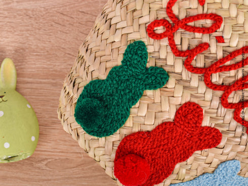 Personalized Handmade Easter Straw Basket: A Delightful and Memorable Gift