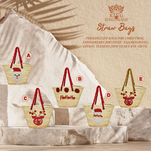 Xmas Santa Handbag Gift With Handle