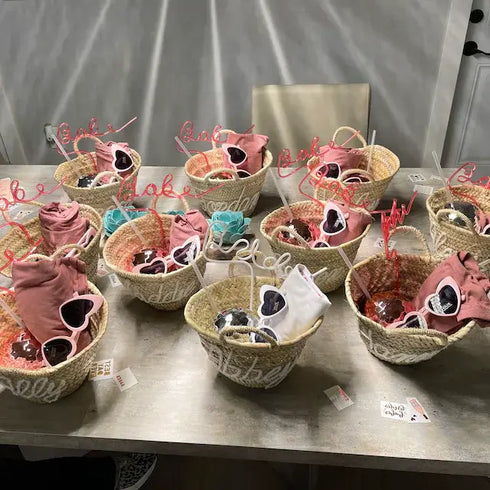 Straw basket - Gift for bachelorette party