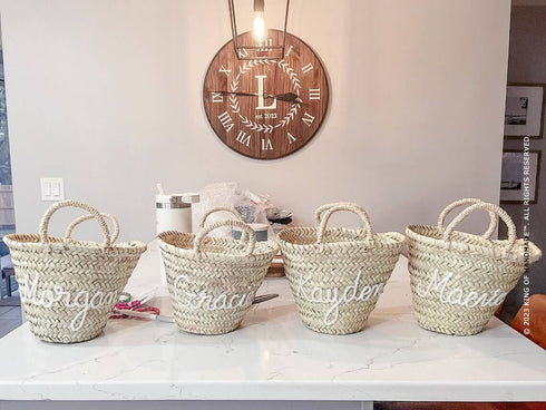 Straw bag tote - Bachelorette Gift for bride