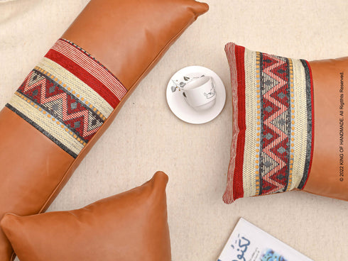 Pillow Covers | Boho Pillows | Set Of 3 | Tan